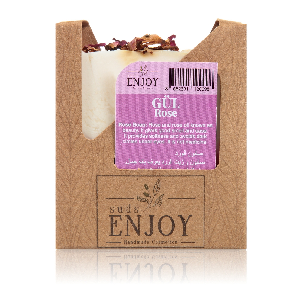 Natural Rose Handmade Face, Hair And Body Soap