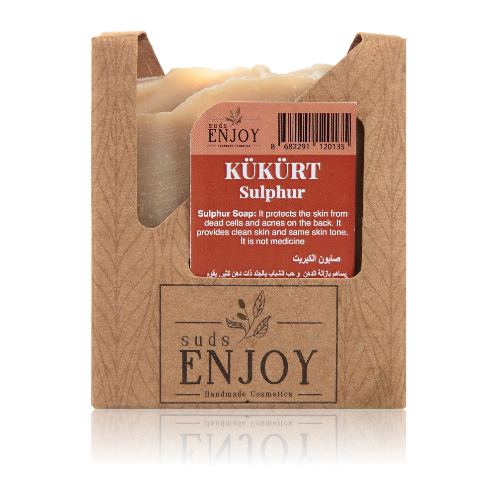 Natural Sulfur Handmade Face, Hair And Body Soap